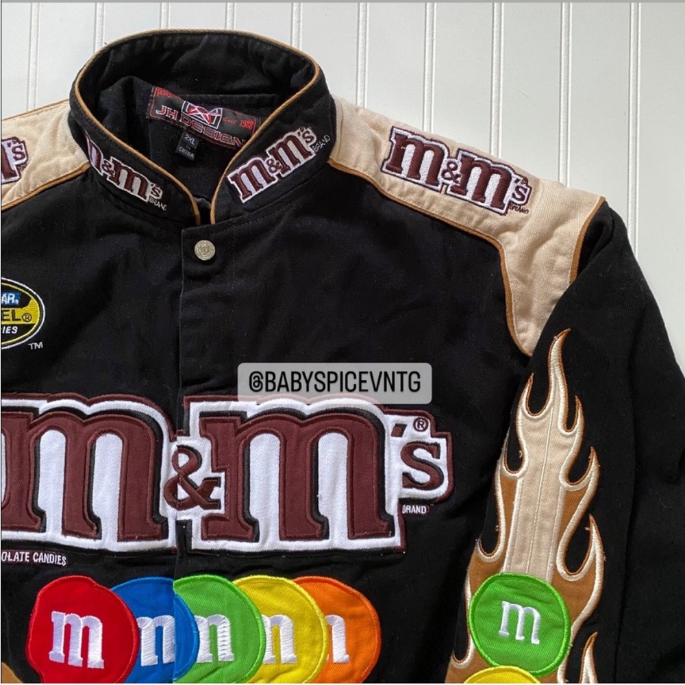 RARE 1:1 M&M Nascar Madison Beer Racing Jacket - Picture 5 of 13